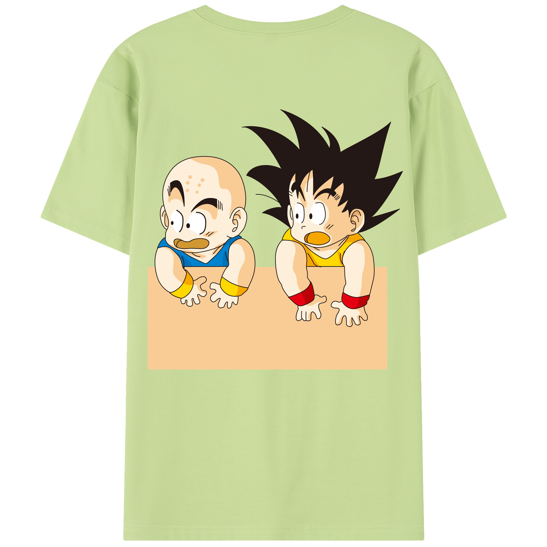 （画像用） ドラゴンボール 孫悟空（そん ごくう）Son Goku カカロット DRAGON BALL Kakarotto 綿100％半袖Tシャツ（背面プリント）